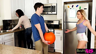 Bratty Sister - Bro Porks Sister Right Next To Step Mom! S3:E11