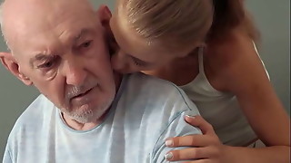 Grandfather first-ever time sex with skinny youthfull stunner he penetrates her pussy supreme