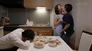 japonese wifey frustrated have fuckfest with youthful boy