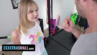 Exxxtra Diminutive - Smallish Babe Coco Lovelock Gaggs And Slobbers On Hunk's Big Cock After Sweaty Penetrate