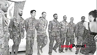 Ten men ass fucking gangbang for Billy Star SZ961