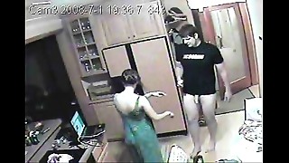 Girlfriend having sex on hidden camera non-professional