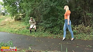 FAKEhub - The Friendly Display Off - bi-racial bang-out and climaxes for wondrous Dark-hued MILF and youthful pervert with supah rock-hard cock