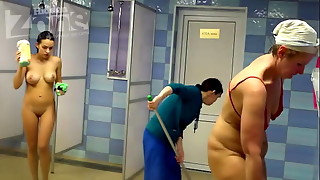 big tits hidden cam shower