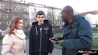 Jenifer and her hubby attempt an interracial threeway