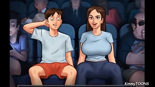 My Hot nymph buddy lets me finger her in flick theatre