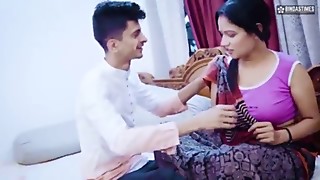 Desi Indian Chulbuli Bihari Bhabhi Surprises to observe Devar Immense Man-meat ( Hindi Audio )