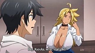 Young Step Daughter and Steamy Step Mom Poking Together - Hentai [Subtitled]