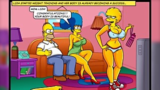 Booty on the nape project! Massive Booty and hot MILF! The Simpsons Simptoons
