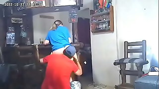 Spycam:caught my wifey cheating with the Eighteen y/o  pool guy why i was at work