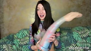 Lengthy palm faux-cock in HKJ ass fucking fuck-hole 31.march.2021
