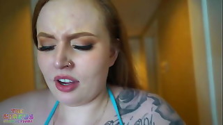 Gibby The Clown Plumbs Mia Dior stiff as screw at a hotel in Las Vegas