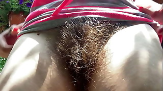 smoking fetish unshaved pussy public nudity