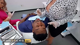 A Dental Cleaning Routine Turns To A Hot 3some Inbetween (Joslyn James, Harley King, Jax Slayher) - Brazzers