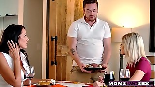 StepSon I am thankful for my stepmoms titties, they are so helpful when I'm fantasizing in bed  S14:E4