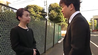 Molten japonese mature in action