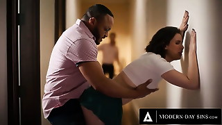 MODERN-DAY SINS - Bored Casey Calvert's SNEAKY SEX With Hubby Turns Into GANGBANG With Their In-Laws