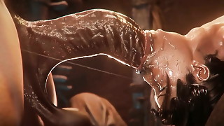 Lara Croft: W0mb Rider ▹ FHD Monster Cock Deepthroat